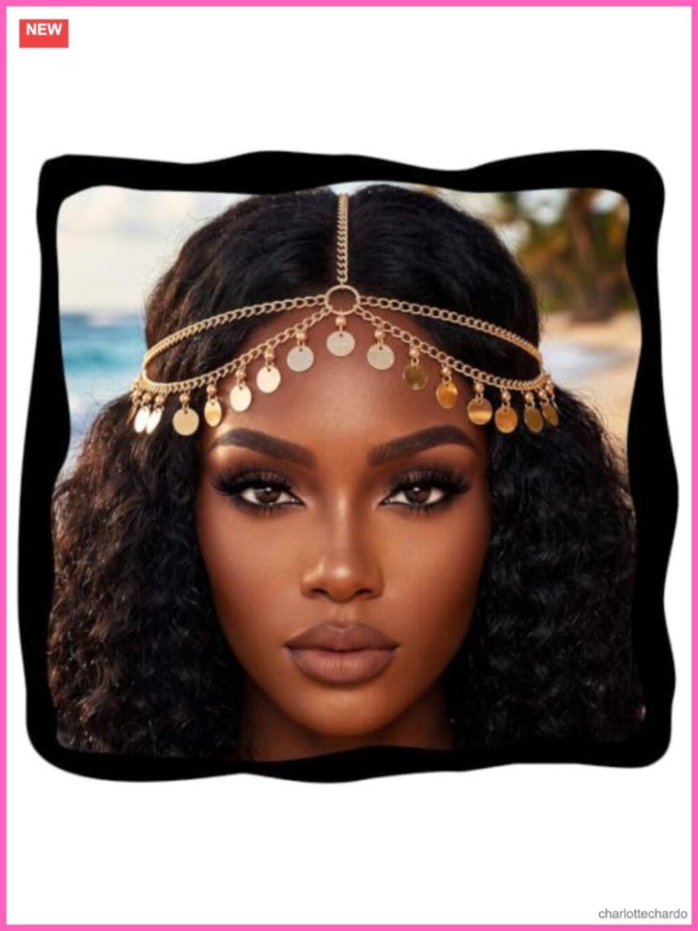 Boho Head Chain Gold Headpiece Hair Accessories for Women
